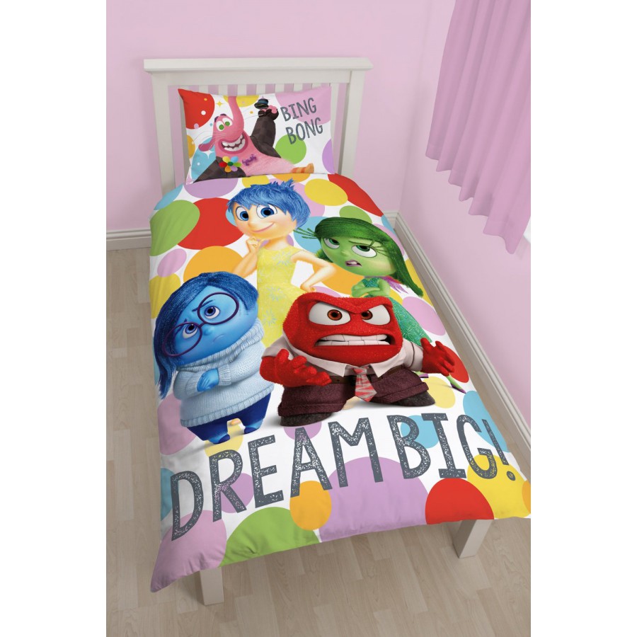 Inside Out Emotions Disney Pixar Duvet Cover Single Bed Set Paw Patrol Ryder Chase Marshall Duvet Cover Single Bed Set 135x200 Cotton Original