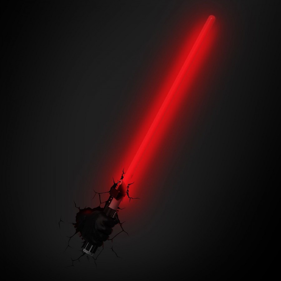 Darth Vader LIGHTSABER Lamp LED Wall Light STAR WARS 3D LIGHT Philips OFFICIAL - Apecollection