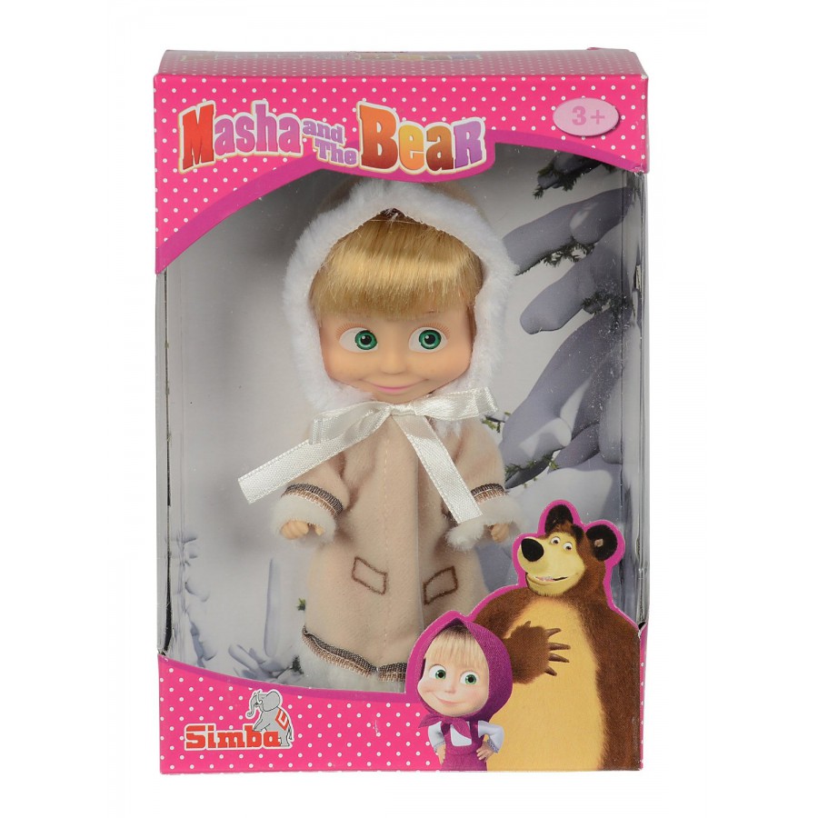 Masha Doll Figure In Costume 12cm Original Simba The Bear Apecollection 
