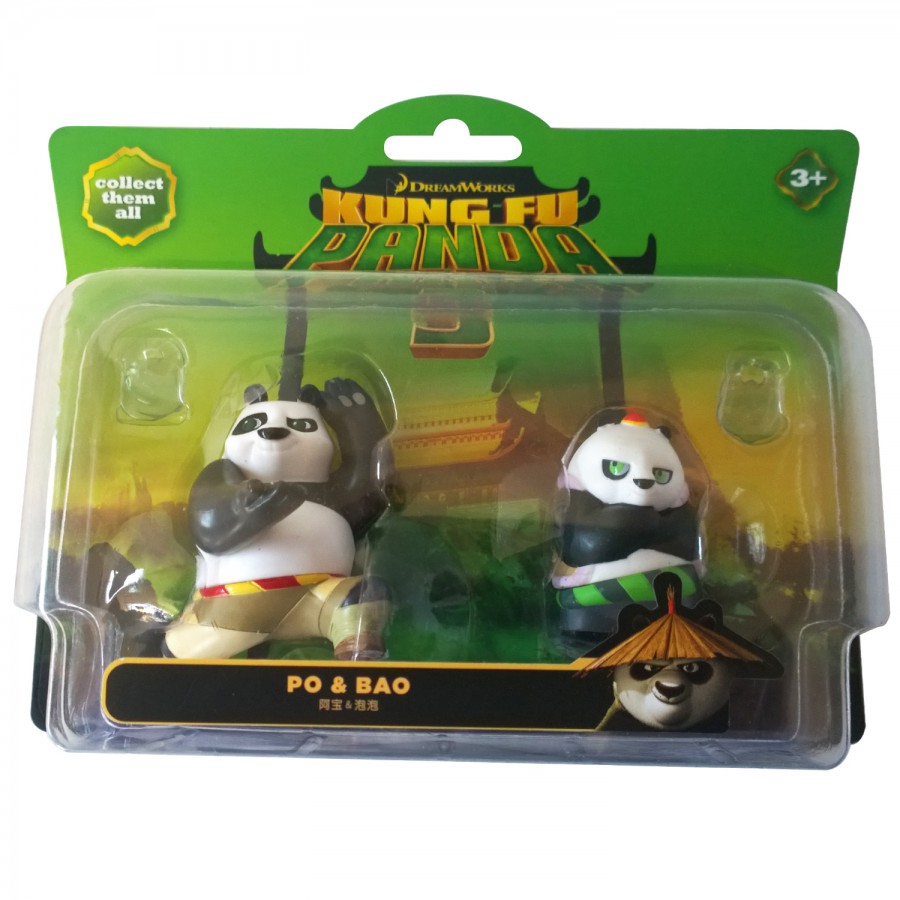 KUNG FU PANDA 3 Plastic Figure with BLISTER Choose your Character