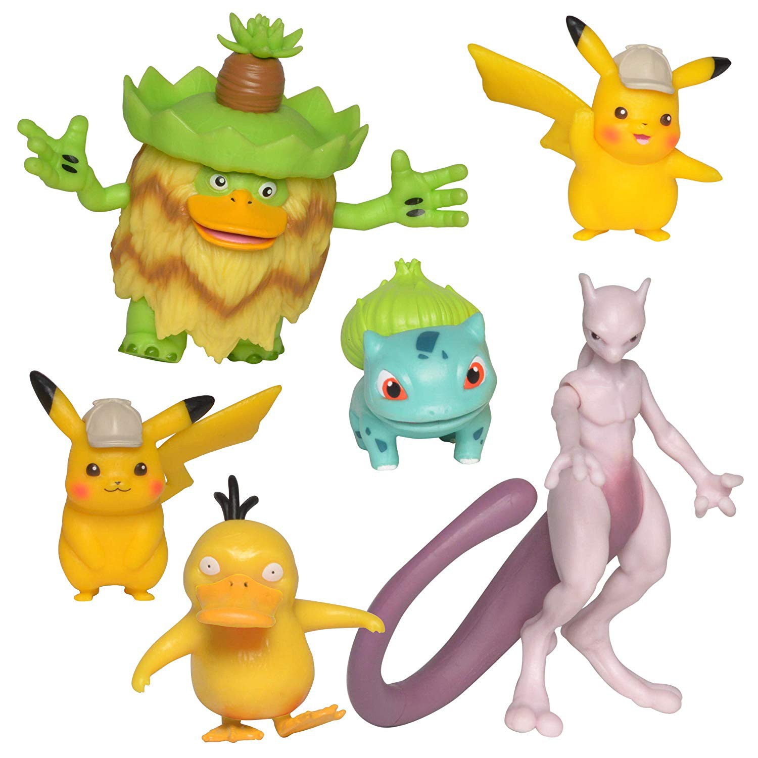 DETECTIVE PIKACHU Box 6 Mini Figure Pokemon Multi Pack Personaggi Originali WCT