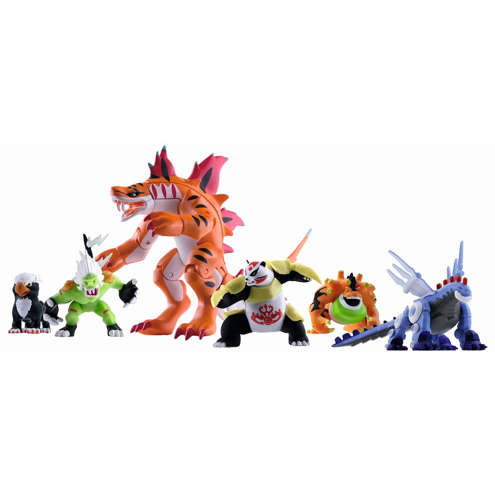 INVIZIMALS Box Set TIGERSHARK Mega e 5 FIGURE Type A ORIGINAL Imc Toys