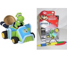 SUPER MARIO KART 7 Veicolo PullBack COIN RACERS Originale NINTENDO Jakks Pacific