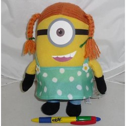 Plush 25cm MINION DRESSED from DESPICABLE ME 2 Original