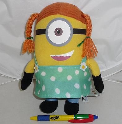 MINIONS Plüschtier MINION 25cm AUSWAHL AMISH COLF ZÖPFE Film CATTIVISSIMO ME