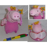 Stupendo Peluche PEPPA PIG 16cm ORIGINALE Ufficiale TY George Rebecca Suzy NUOVO