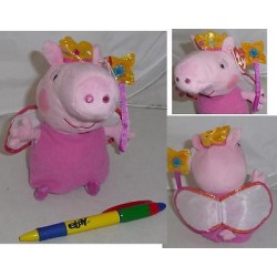 Stupendo Peluche PEPPA PIG 16cm ORIGINALE Ufficiale TY George Rebecca Suzy NUOVO