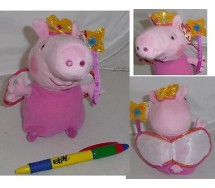 Stupendo Peluche PEPPA PIG 16cm ORIGINALE Ufficiale TY George Rebecca Suzy NUOVO