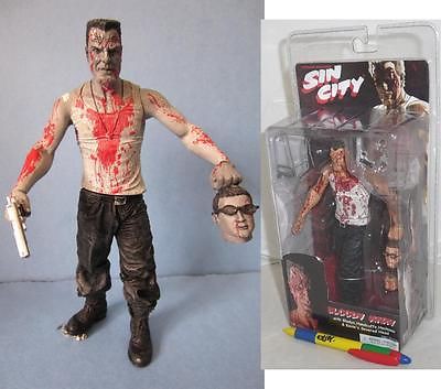 RARA Figura Action SIN CITY Frank Miller ORIGINALE Ufficiale NECA USA 2005 Nuova - Imagen 18 de 33