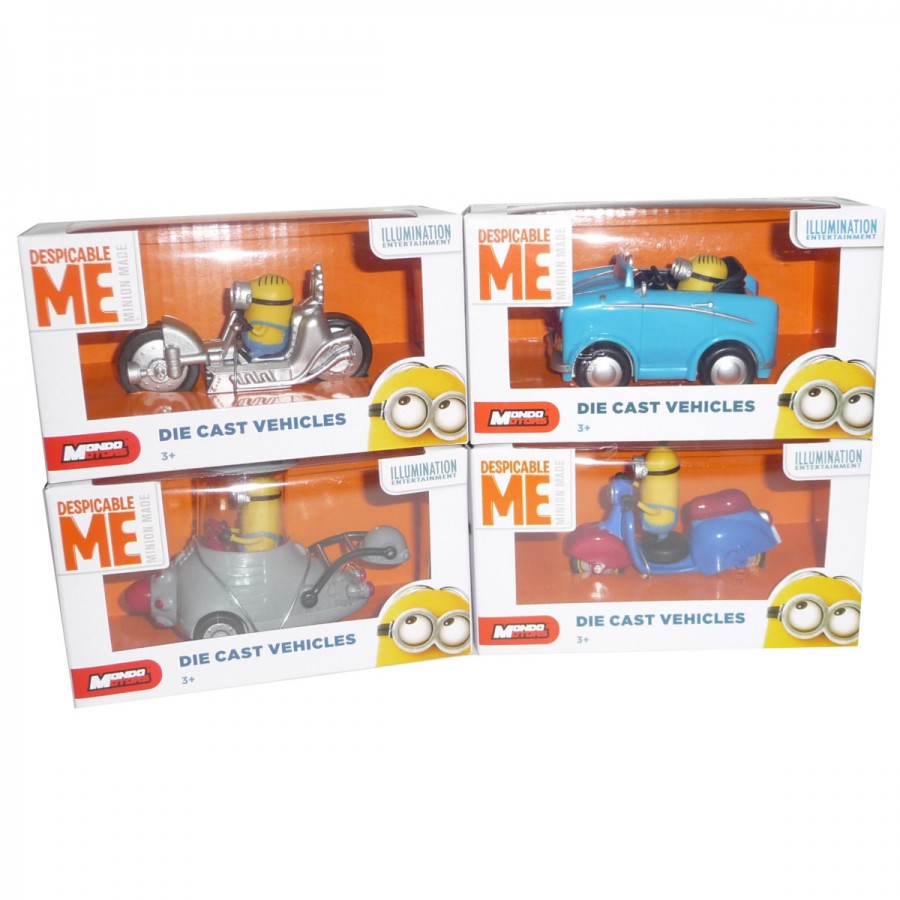 Despicable Me Model Minion Vehicle Die Cast Mondo Motors Minions You Choose Apecollection