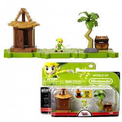 THE LEGEND OF ZELDA Wind Waker PLAYSET and Figure NINTENDO MICRO LAND Jakks Pacific