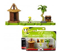 THE LEGEND OF ZELDA Wind Waker PLAYSET e Figura NINTENDO MICRO LAND Jakks Pacific