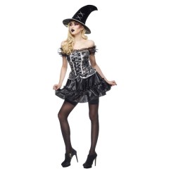 COSTUME Halloween SEXY WITCH Adult Unique Size Woman RUBIE'S Rubies Carnival