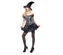 COSTUME Halloween SEXY STREGHETTA Adulto Donna Taglia Unica RUBIE'S Rubies Carnevale