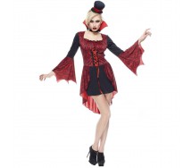 COSTUME Halloween SEXY VAMPIRA Adulto Donna Taglia Unica RUBIE'S Rubies Carnevale
