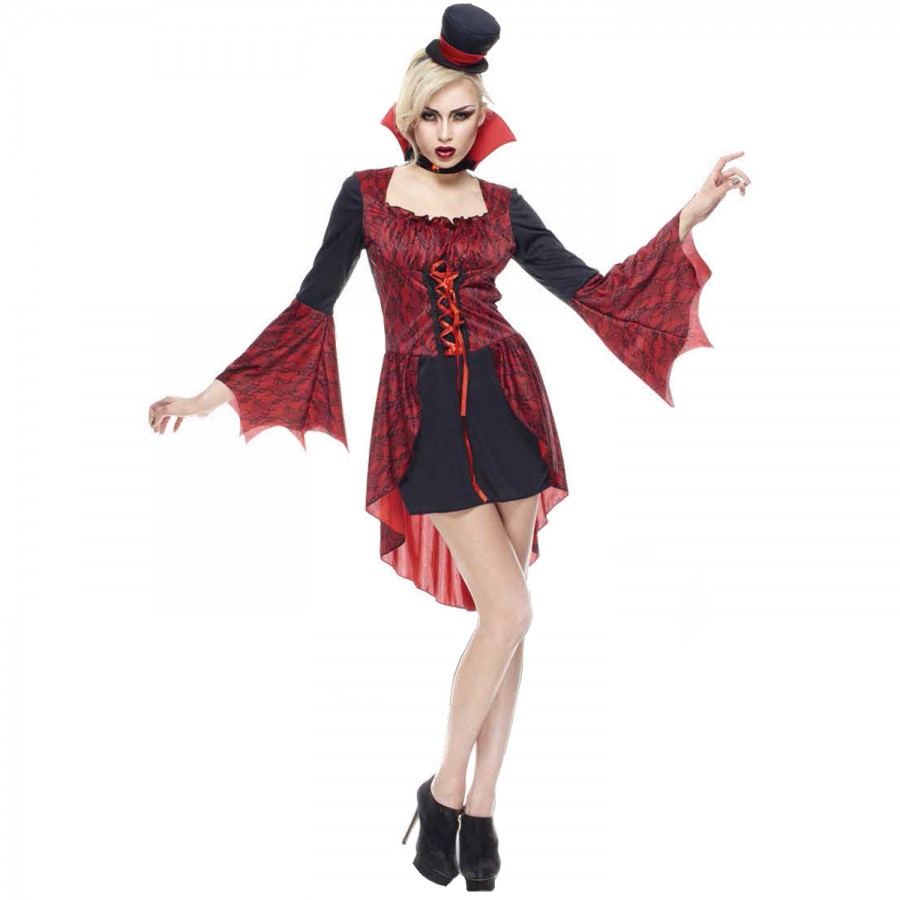 COSTUME Halloween SEXY VAMPIRE Adult Unique Size Woman RUBIE'S Rubies ...