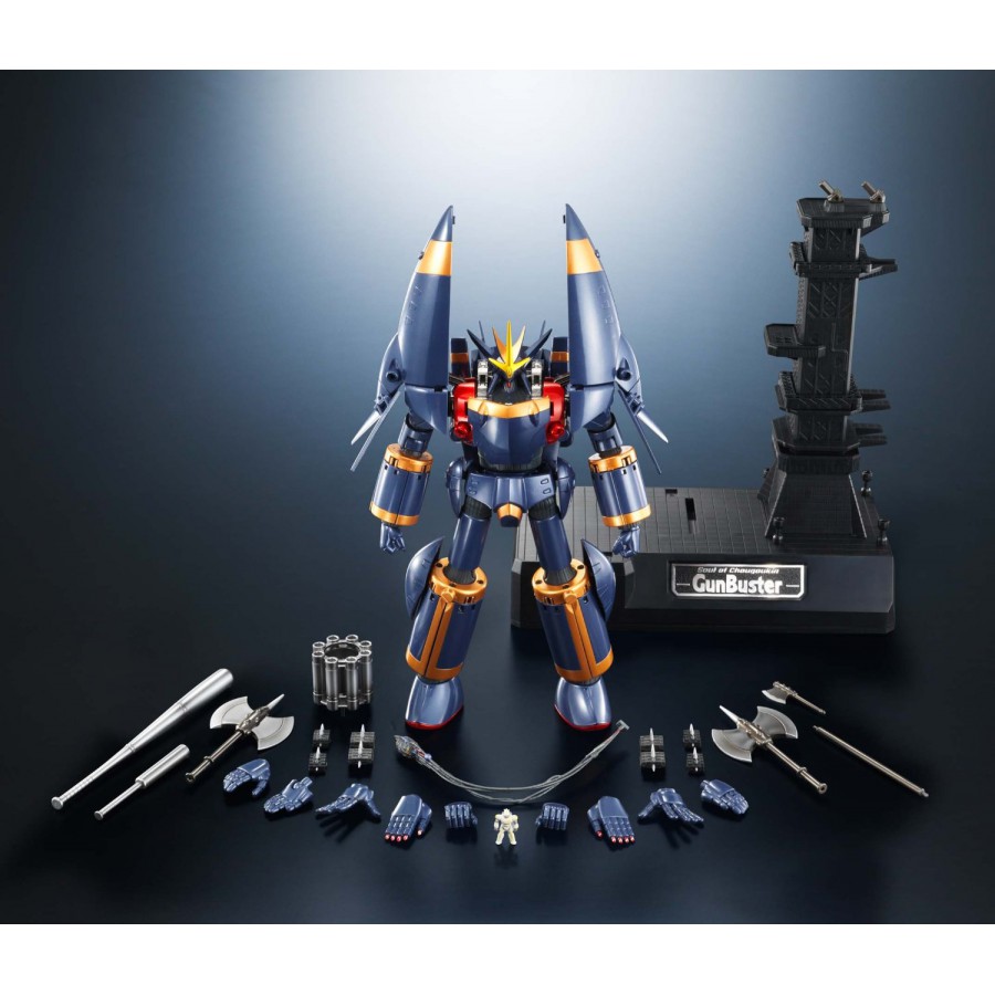 Modellino Robot GUNBUSTER GX-34R Metallo SOUL OF CHOGOKIN Bandai Japan SOC