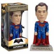 BATMAN vs SUPERMAN Figura BATMAN Bobble Head 15cm Originale FUNKO Wacky Wobbler DC