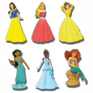 Set 7 Figure PRINCIPESSE DISNEY Princess BUILDABLE FIGURES Originali TOMY