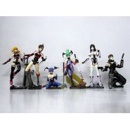 Set 7 Figure SEGA GALS COLLECTION Sexy Girls Originali BANDAI JAPAN