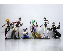 Set 7 Figures SEGA GALS COLLECTION Sexy Girls Original BANDAI JAPAN