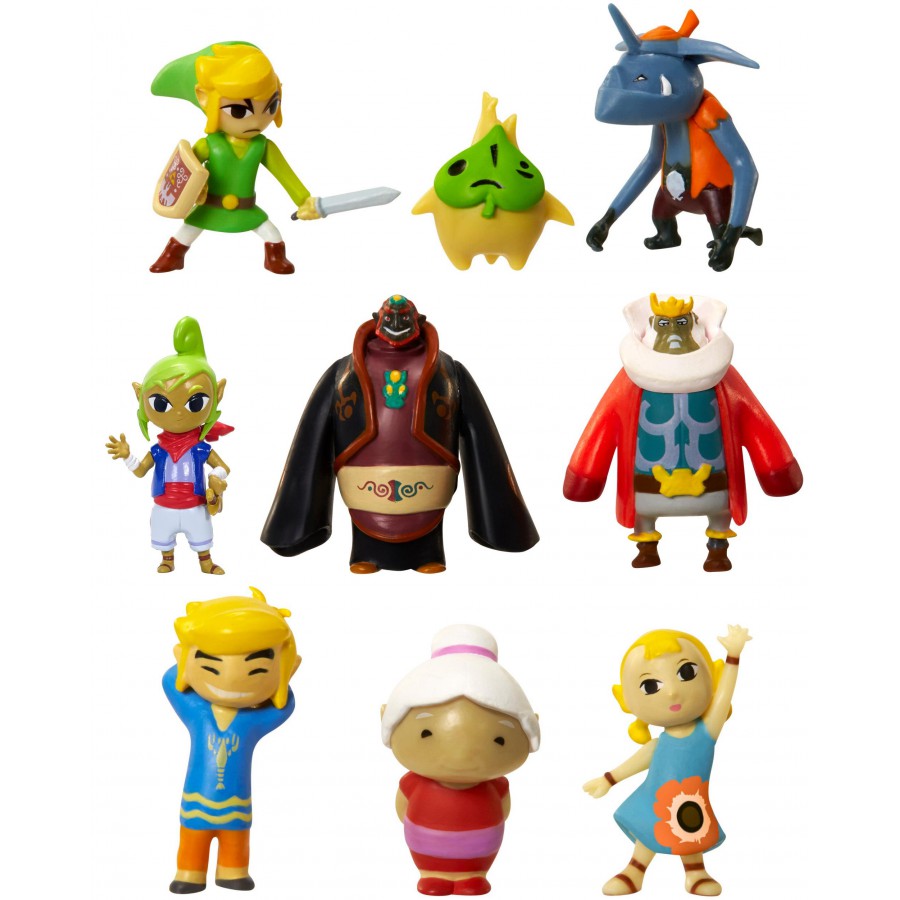 LEGEND OF ZELDA Windwaker SET 3 Mini FIGURE Nintendo MICRO LAND