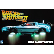 BACK TO THE FUTURE Kit Model DeLorean DMC-12 1/24 Original Aoshima BTTF 011850