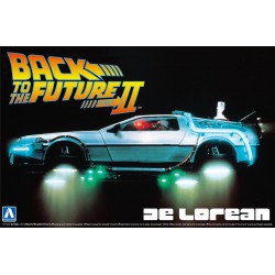 RITORNO AL FUTURO Kit Modello Auto DeLorean DMC-12 1/24 Originale Aoshima BTTF 011850