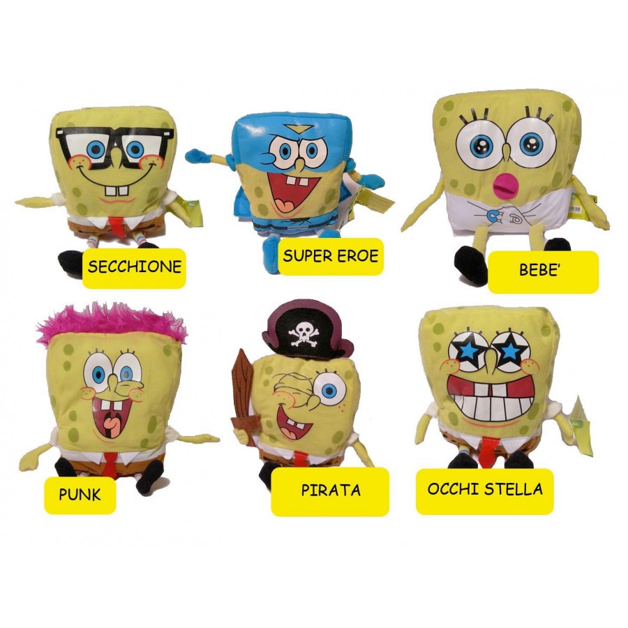 plush spongebob characters