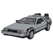 RITORNO AL FUTURO Parte 1 MODELLO DieCast Auto DE LOREAN Scala 1/24 Welly