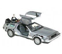 RITORNO AL FUTURO Parte 2 MODELLO Die Cast Auto DE LOREAN Scala 1/24 Welly