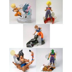 RARE Complete SET 5 Figure DRAGONBALL Z IMAGINATION Diorama PART 5 Bandai JAPAN Gashapon