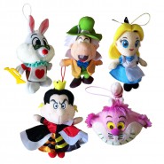 SET 7 Plush Beanies PAC-MAN  New Characters 10cm ORIGINAL PAC MAN