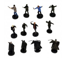 RARE SET 12 Figures HARRY POTTER Voldemort Ron Hermione Piton Draco FIGURES TOMY