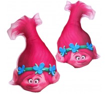 Principessa POPPY Cuscino TESTA Capelli 38cm dal film TROLLS Originale Ufficiale TOP QUALITY