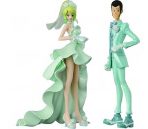 COPPIA Set 2 Figure LUPIN e REBECCA ROSSELLINI Wedding Version NORMAL COLOR Creator X Creator BANPRESTO 3rd III Terzo