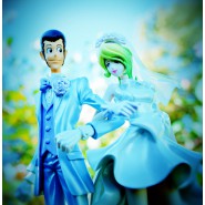 COPPIA Set 2 Figure LUPIN e REBECCA ROSSELLINI Wedding Version NORMAL COLOR Creator X Creator BANPRESTO 3rd III Terzo