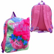 Zaino CON CAPELLI Principessa POPPY Trolls 32x27cm Zainetto ASILO SCUOLA Originale