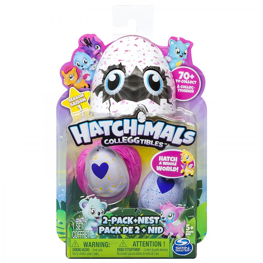 Hatchimals CollEGGtibles Collector BOX 2 Eggs FIGURES + NEST Season 1 ...