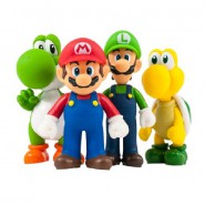 SUPER MARIO Box Set 5 MINI FIGURES Original Official JAKKS PACIFIC