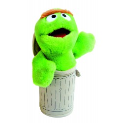 MUPPETS Peluche 25cm OSCAR in BIDONE Spazzatura ORIGINALE Apriti Sesamo