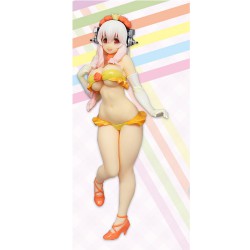 SUPER SONICO Figure Statue 7'' SUMMER PRINCESS Sexy GREEN Version FURYU Japan