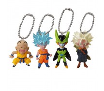 DRAGONBALL Set Completo 4 Mini FIGURE Collezione UDM V Jump Selection 01 DANGLER Bandai Gashapon Dragon Ball