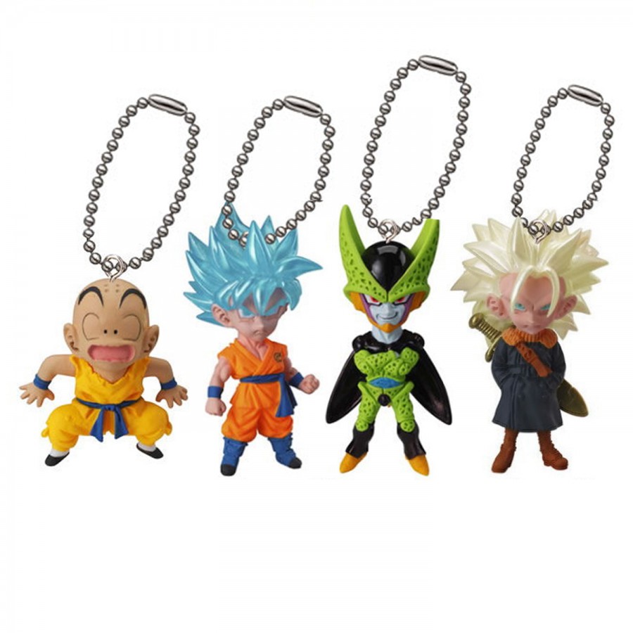 DRAGONBALL Complete SET 4 Mini FIGURES Collection UDM V Jump Selection 