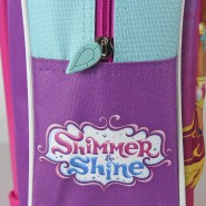 SHIMMER AND SHINE Zaino con TROLLEY Baby Disegno 3D 31x25x10cm Asilo Scuola ORIGINALE