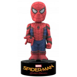 SPIDERMAN HOMECOMING Uomo Ragno Figura 15cm BODY KNOCKER Movimento Energia Solare NECA