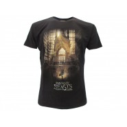 HARRY POTTER T-Shirt Maglietta STEMMA HOGWARTS Logo Scuola UFFICIALE Warner Bros
