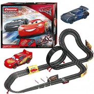 Electric SLOT CAR Racing CARS 3 FAST NOT LAST Disney LIGHTNING McQueen Versus JACKSON STORM 6,20 Meter CARRERA GO !