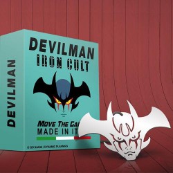 Ciondolo Metallo TESTA di DEVILMAN 8cm IRON CULT Acciaio Ufficiale Originale GO NAGAI