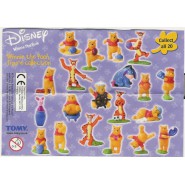 Raro SET 20 Figure 4cm WINNIE POOH Figure Collection TIGRO PIMPI IH-OH Tomy Disney